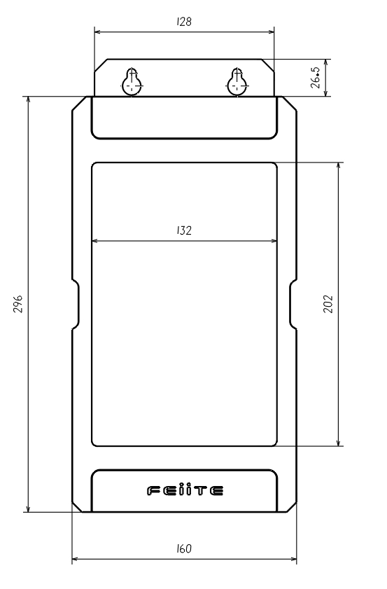 ITC8 控制器尺寸图1